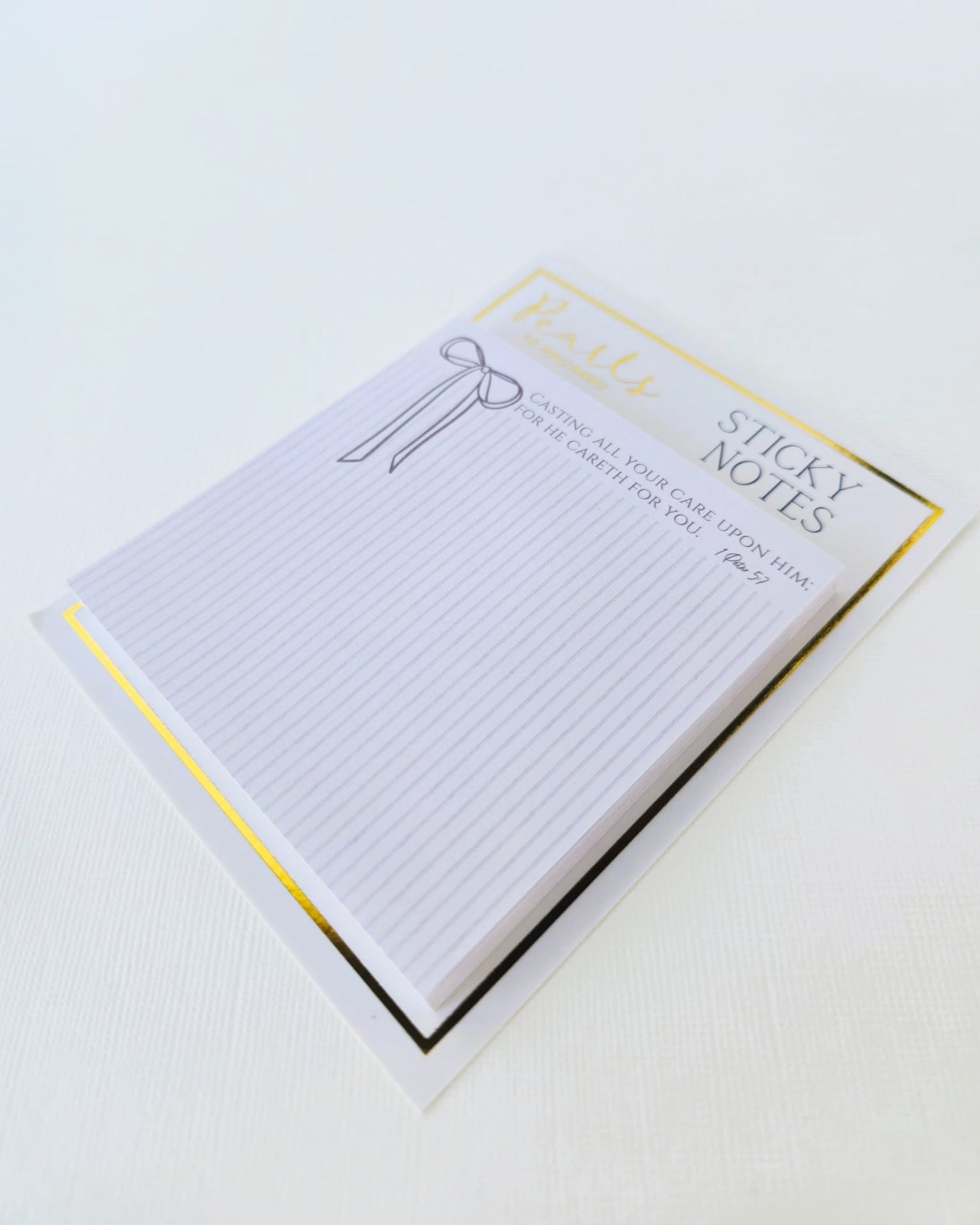 Casting All Your Care Sticky Notes - 50 Sheets