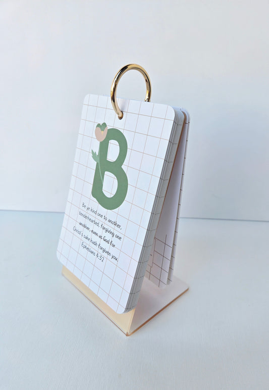 ABC Memory Cards | Childrens Bible Verse Memory Tool