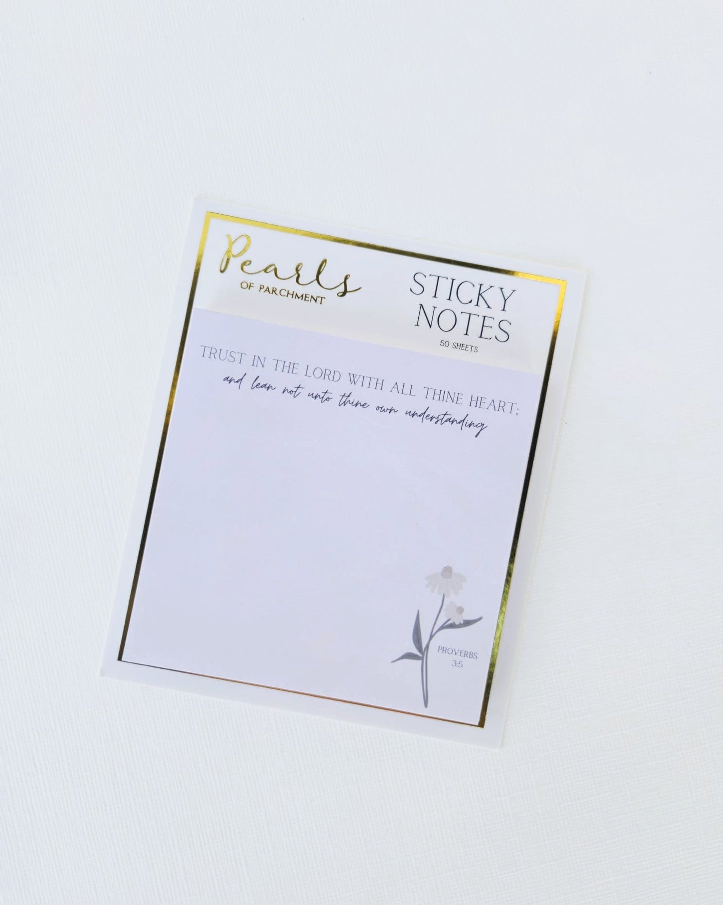 Trust in the Lord Sticky Notes – 50 Sheets