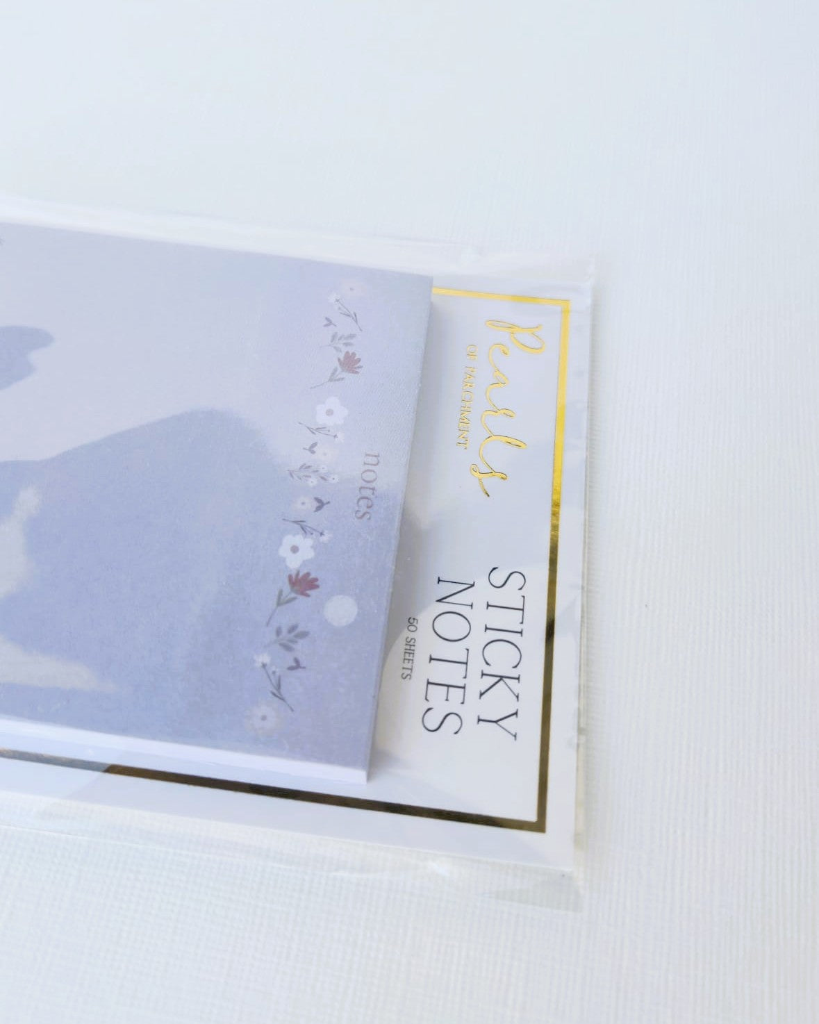 Vintage Floral Sticky Notes – 50 Sheets