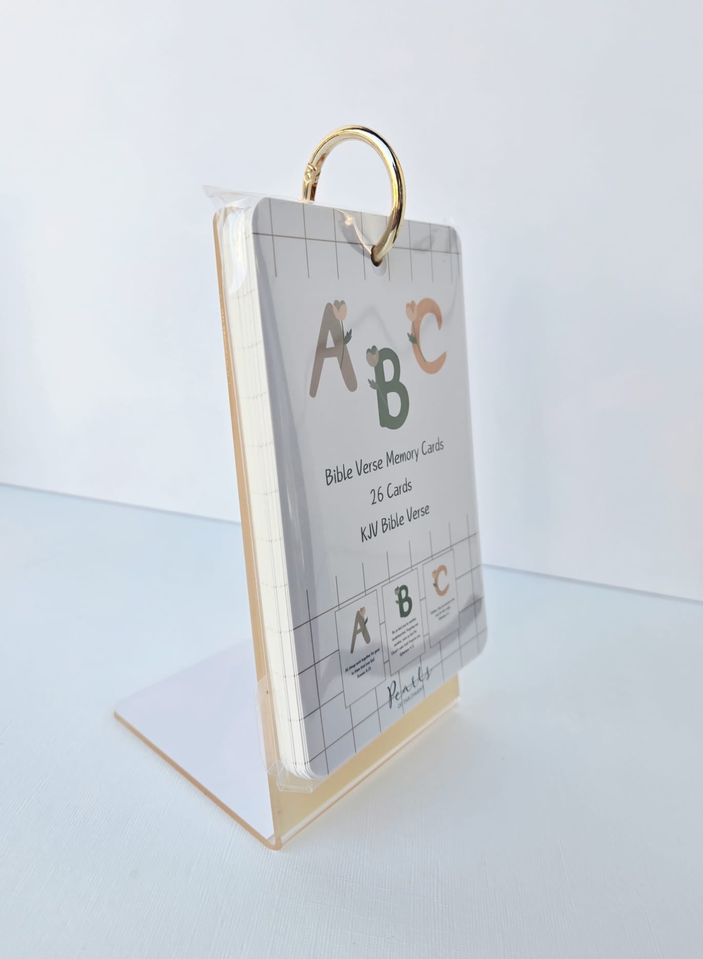 ABC Memory Cards | Childrens Bible Verse Memory Tool