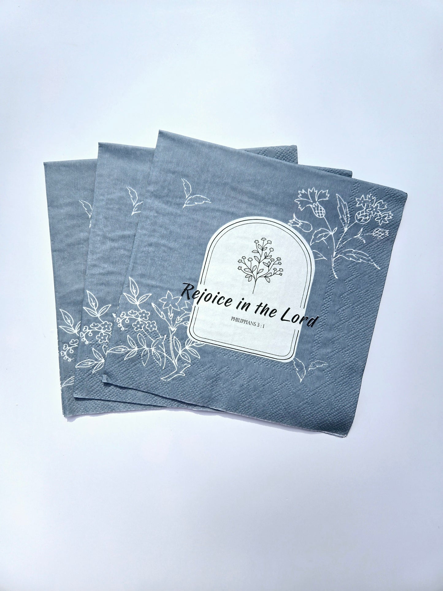 Rejoice In The Lord Paper Napkins | 20 ct Religious Napkins