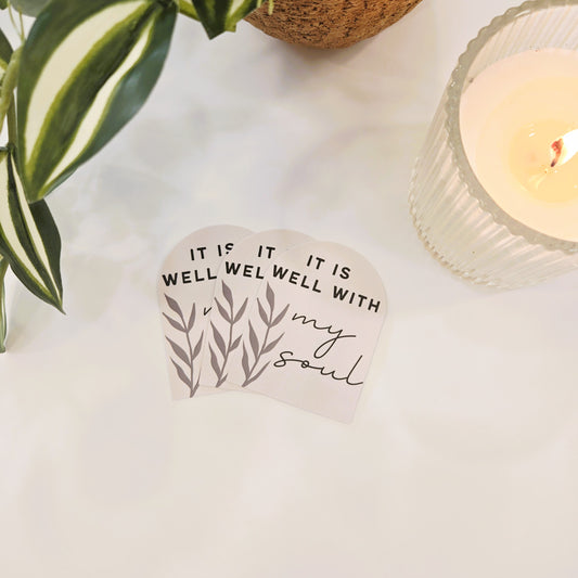 It Is Well With My Soul Sticker | Hymn Arch Vinyl